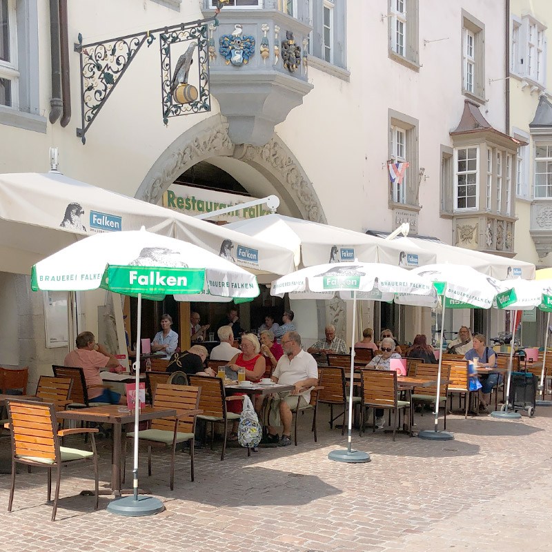 Terrasse Restaurant Falken Schaffhausen