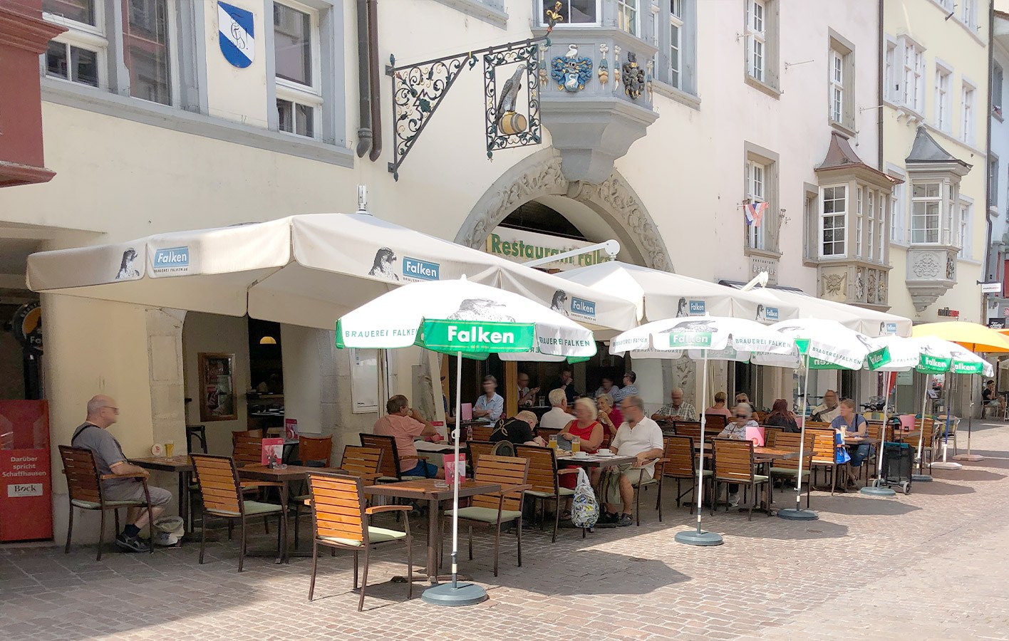 Terrasse Restaurant Falken Schaffhausen